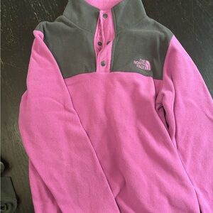 North Face Girls light weight fleece M